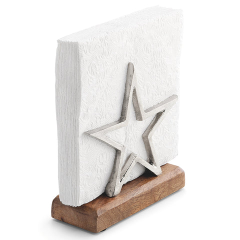 Die Cast Metal Napkin Holder • Star