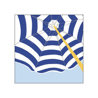 Beach Umbrella, blue • Beverage Napkins
