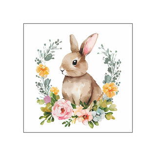 Cute Easter Rabbit • Beverage Napkins