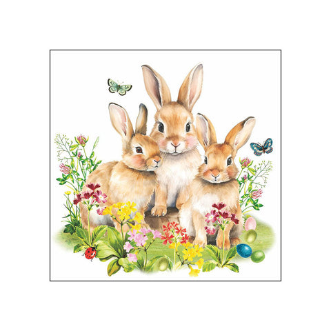 Bunny Family • Beverage Napkins