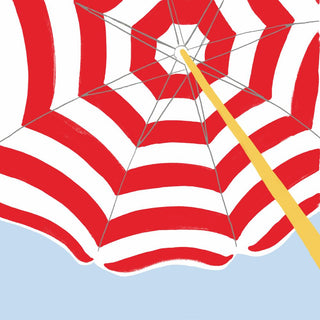 Beach Umbrella, red • Lunch Napkin