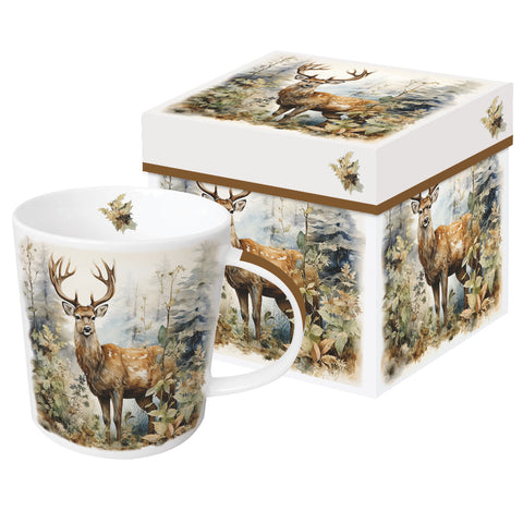 Deer in the Woods • Gift-Boxed Mug