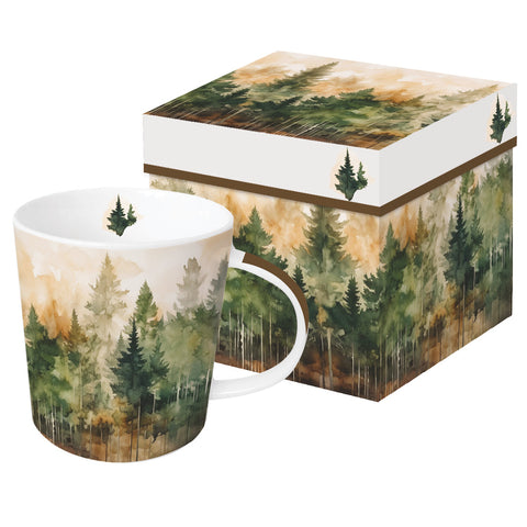 Evergreen Trees • Gift-Boxed Mug