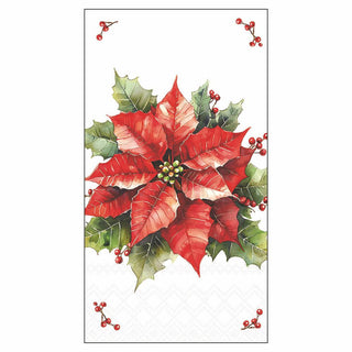Festive Poinsettia • Guest Towels