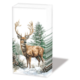 Winter Stag • Pocket Tissues