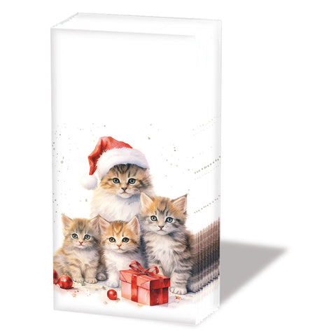 Meowy Christmas • Pocket Tissues