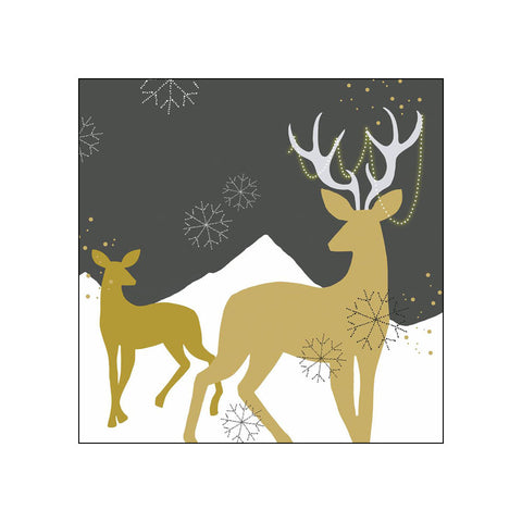 Golden Deer • Beverage Napkins