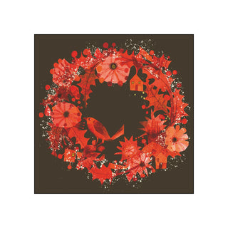Autumn Wreath • Beverage Napkins
