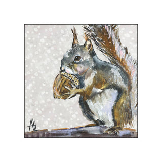 Squirrel Portrait • Beverage Napkins