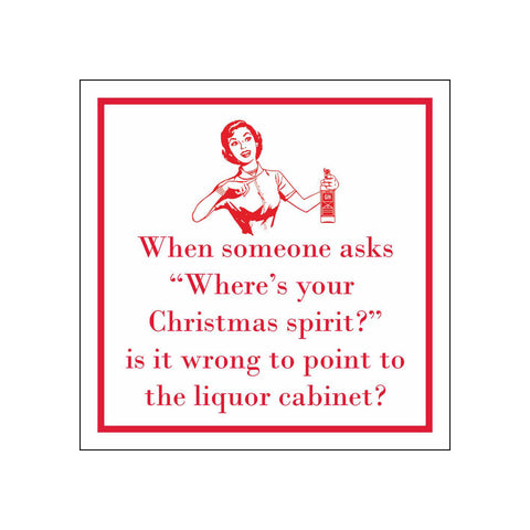 The Liquor Cabinet • Beverage Napkins