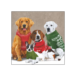 Sweater Dogs • Beverage Napkins