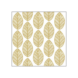Golden Leaves • Beverage Napkins
