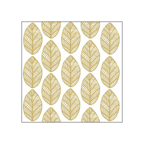 Golden Leaves • Beverage Napkins