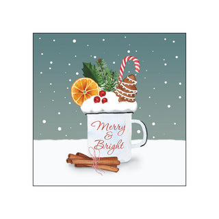 Merry & Bright • Beverage Napkins