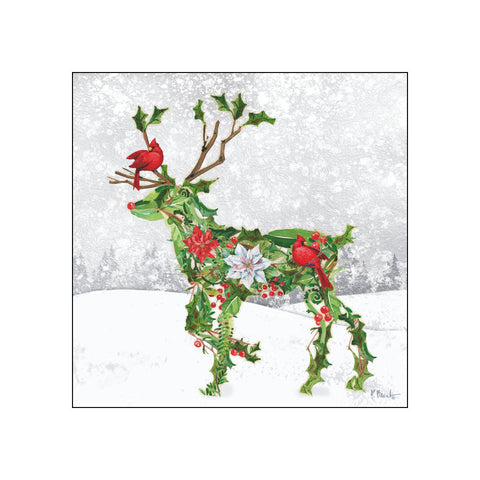 Reindeer Topiary • Beverage Napkins