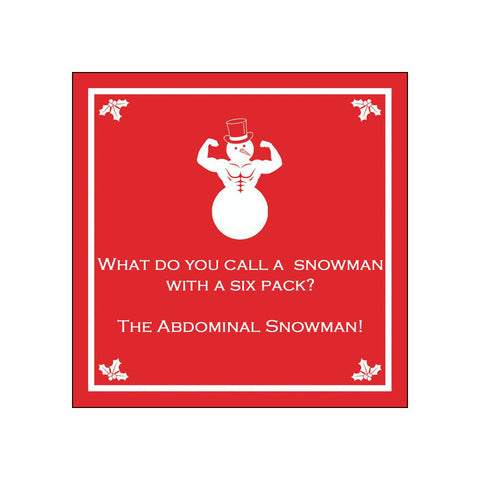 Abdominal Snowman • Beverage Napkins