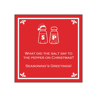 Seasoning's Greetings • Beverage Napkins