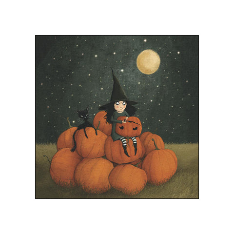 Pumpkin Carving • Beverage Napkins