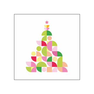 Xmas Graphic, white • Beverage Napkins