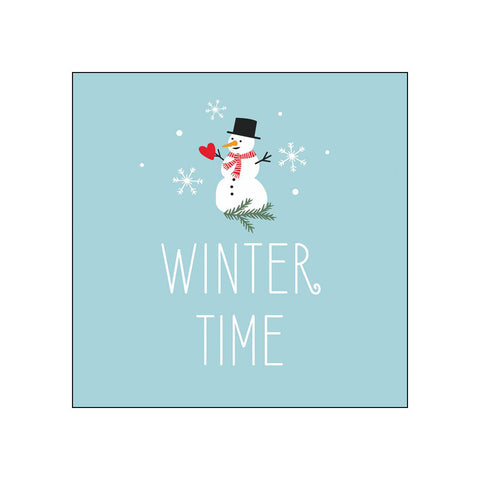 Winter Time • Beverage Napkins