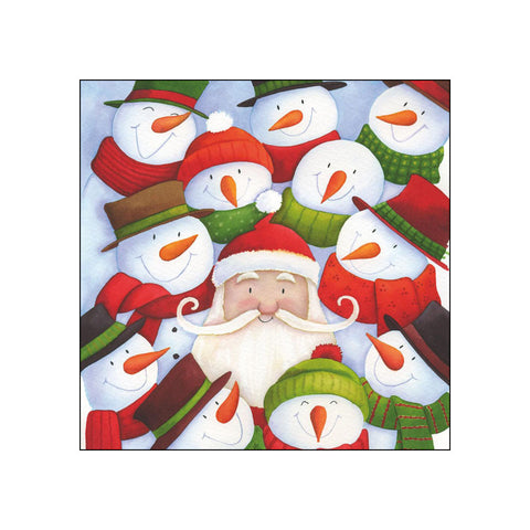 Santa`s Circle • Beverage Napkins