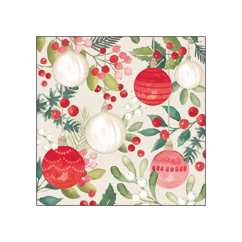 Merry Ornaments • Beverage Napkins