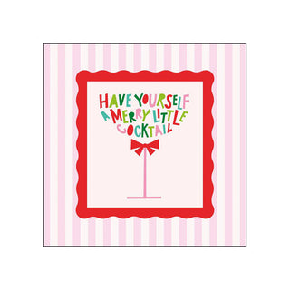 Merry Cocktail • Beverage Napkins