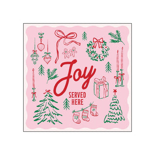 Joy Served Here • Beverage Napkins
