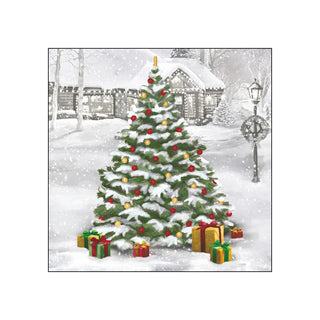 Tree Aglow • Beverage Napkins