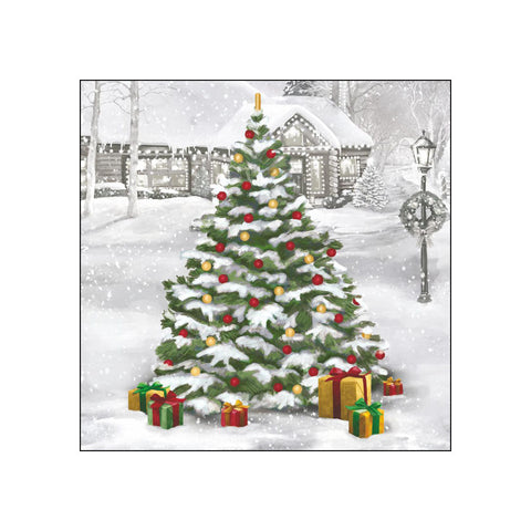 Tree Aglow • Beverage Napkins
