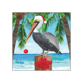 Pelican Yuletide • Beverage Napkins