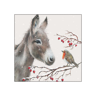 Donkey and Robin • Beverage Napkins