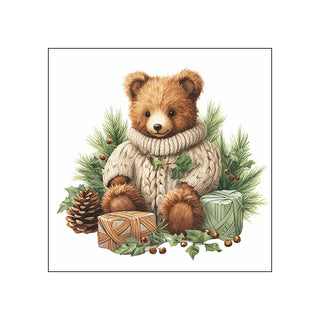Cuddle Bear • Beverage Napkins