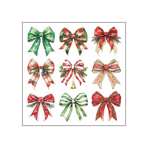 Merry Ribbons • Beverage Napkins