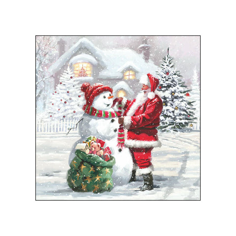 Santa's Gift • Beverage Napkins