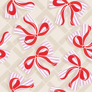Bows, taupe • Lunch Napkins