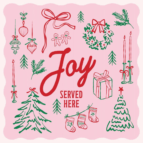 Joy Served Here • Lunch Napkins
