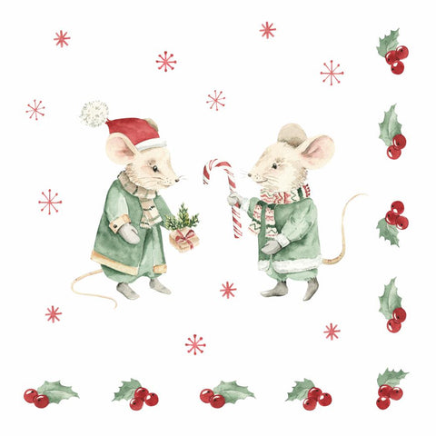 Winter Mice • Lunch Napkins
