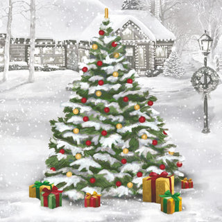 Tree Aglow • Lunch Napkins