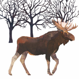 Winter Moose • Lunch Napkins