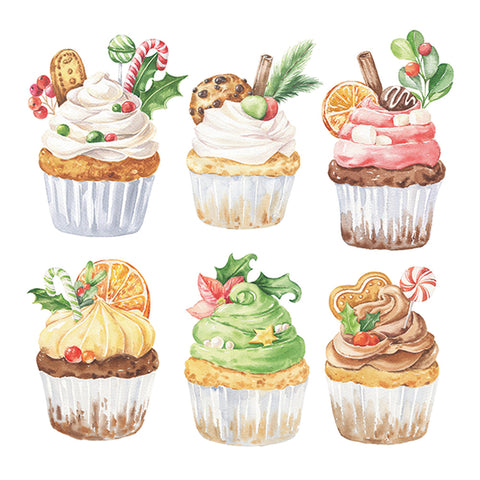 Sweet Christmas, white • Lunch Napkins