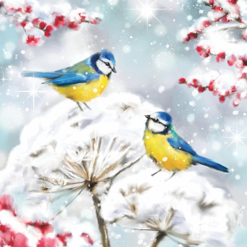 Birds in the Snow • Lunch Napkins