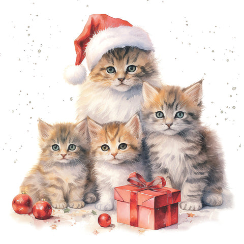 Meowy Christmas • Lunch Napkins