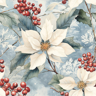 Winter Poinsettia • Lunch Napkins