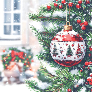 Decorated Bauble • Lunch Napkins