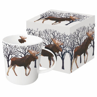Winter Moose • Gift-Boxed Mug