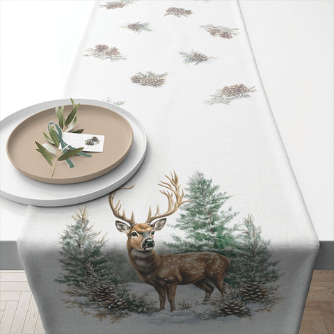 Winter Stag • Table Runner