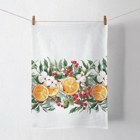 Winter Oranges • Kitchen Towel