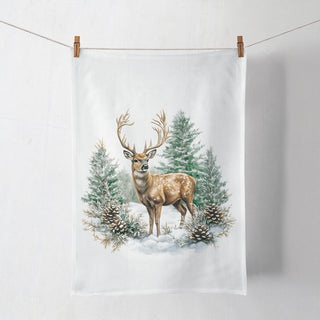 Winter Stag • Kitchen Towel