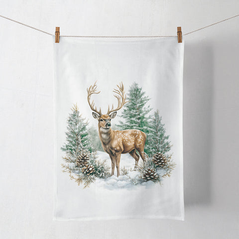 Winter Stag • Kitchen Towel